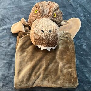 Jurassic World T-Rex Kids 3D Plush Super Soft Hooded Throw Blanket. OS.‎ NWT.